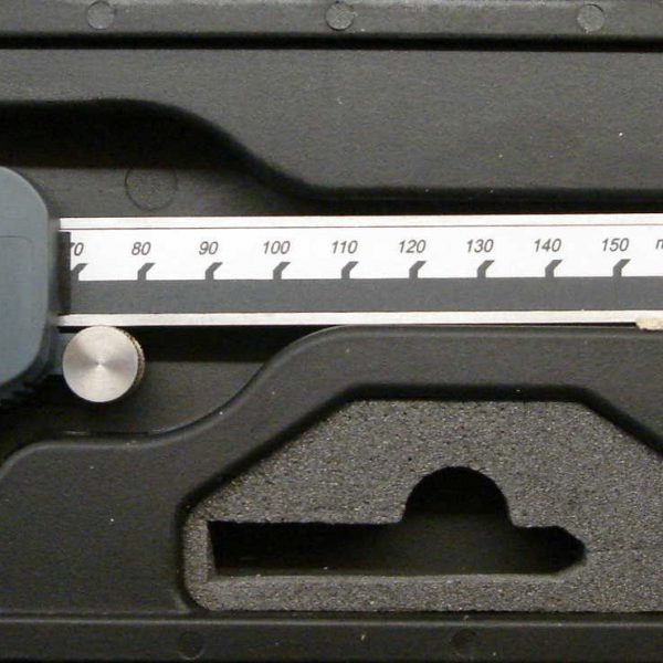 Glasmaßstab DIN 862 Metallgehäuse Digital-Meßschieber mit erhöhter Genauigkeit 